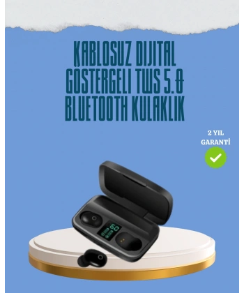 10 Metre Çekim Mesafeli Hafif Tasarımlı Bluetooth Kulaklık ve Şarj Kutusu Seti