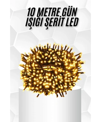 10 Metre Led Işık Gün Işığı Her Ortama Uygun Ampüllü