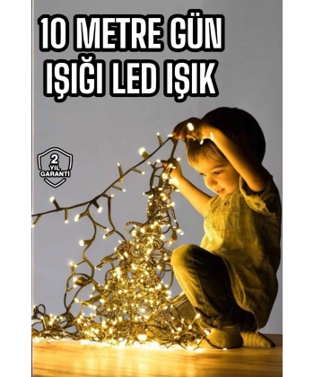 10 Metre Led Işık Saçaklı Dekoratif Şerit Led