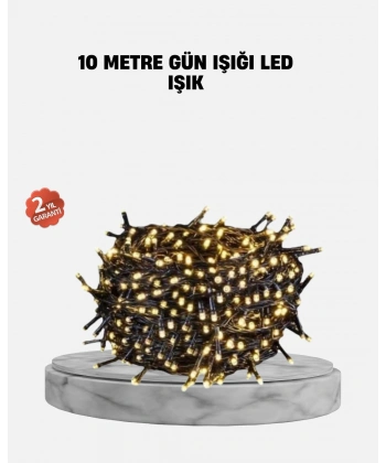 10 Metre LED Işıklı Dekoratif Parti ve Kutlama Aydınlatması