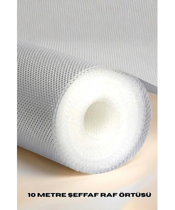 10 Metre Toz Korumalı Kaydırmaz Şeffaf Çekmece Organizeri