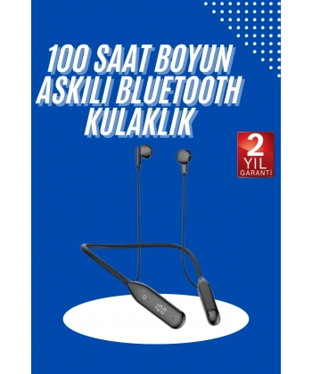 100Saat Uyumlu Bluetooth Kulaklık Kablolu ANC Özellikli Kulaklık