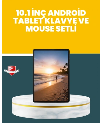 10.1 İnç IPS Ekranlı Android Tablet Bilgisayar Seti