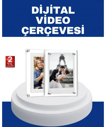 1024x600 Çözünürlüklü 7 İnç Dijital Görüntü Çerçevesi – Canlı ve Net Ekran