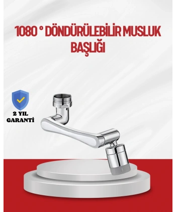 1080° Çok Yönlü Musluk Aparatı Püskürtme ve Köpük Akışlı