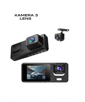 1080P 3 Kameralı Araç DVR -Q301