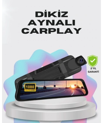 1080P Çift Kameralı Dokunmatik Dikiz Aynası G Sensörlü