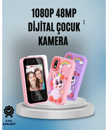 1080p HD Video Kaydı ve 2,8” Dokunmatik Ekran – Çocuklar İçin Gerçekçi Görüntü Deneyimi