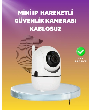 1080P WiFi Akıllı Güvenlik Kamerası – Pan & Tilt, Hareket Takip ve İki Yönlü Ses