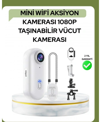 1080P WiFi Spor Kamerası Su Geçirmez Mini Aksiyon Kamera