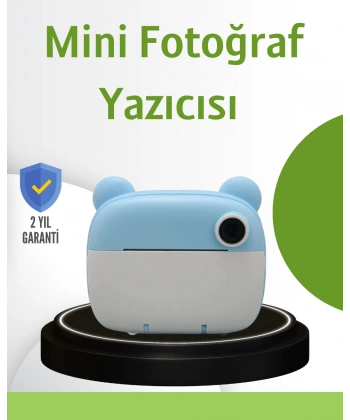 12 Özel Efektli ve Self-Timer Fonksiyonlu Baskı Kamera