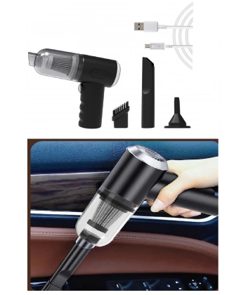 120 W Şarjlı El Süpürgesi Çekme – Üfleme Özellikli Ev Araba Klavye Süpürgesi