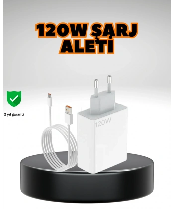 120 Watt Ultra Hızlı Şarj Seti Realme 7 8 9 Pro Uyumlu