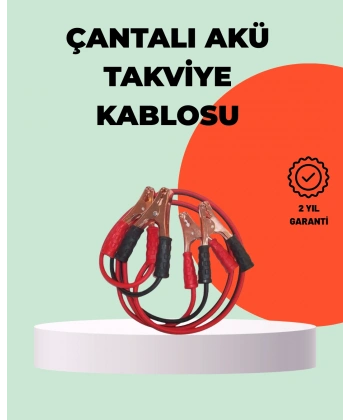 1200A Takviye Kablosu Araç Acil Yardım 2 Metre Güçlü Maşa