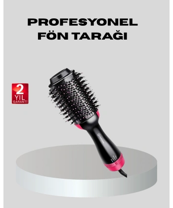 1200W Fön Tarağı – 3 Isı Ayarı, Negatif İyonlu, Hızlı ve Pürüzsüz Sonuç