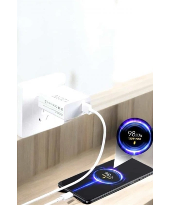 120W Şarj Aleti Type-C Uyumlu Turbo Şarj Aleti