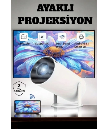 130 İnç Geniş Ekran ve 4K Destekli Full HD Projeksiyon Cihazı