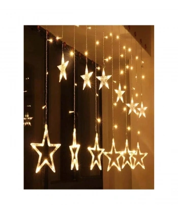 138 Ledli Yıldız Perde Işık 3 Metre