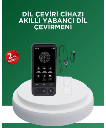 139 Dil Destekli Taşınabilir Sesli Çevirmen Cihazı