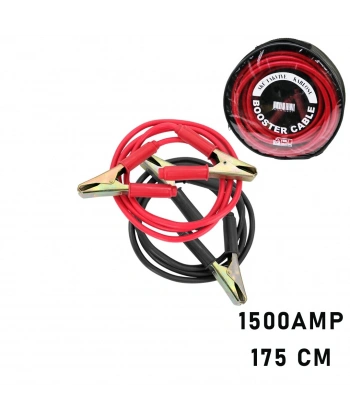 1500 AMPER KAMYON İÇİN AKÜ TAKVİYE KABLOSU 175CM - PENCERELİ BEZ ÇANTALI