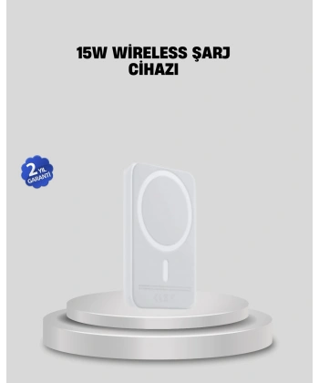 15W Araç Telefon Tutucu Kablosuz Hızlı Şarj Özellikli
