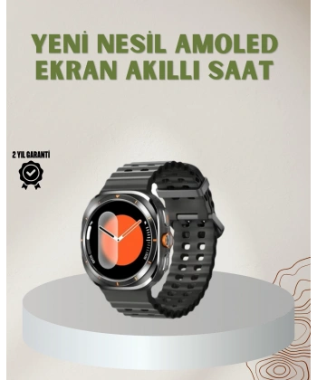 1.62 İnç Akıllı Saat Arama Özellikli Sağlık ve Spor Takibi