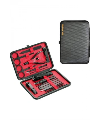 17 Parça Manikür Seti El ve Ayak Bakımı Törpü Cımbız Tırnak Temizleme