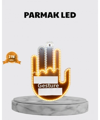 176 LED’li Amber Trafik Uyumlu Sinyal Işığı – El Hareketiyle Kontrol