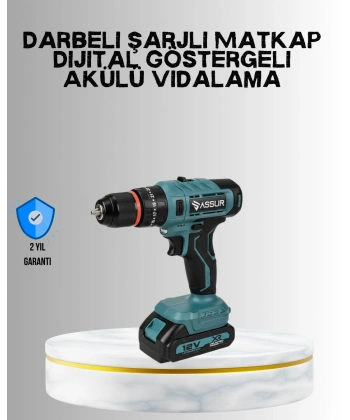 18 Parça Profesyonel Şarjlı Matkap Vidalama