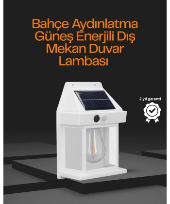 1800 mAh Pilli Solar Duvar Aydınlatma