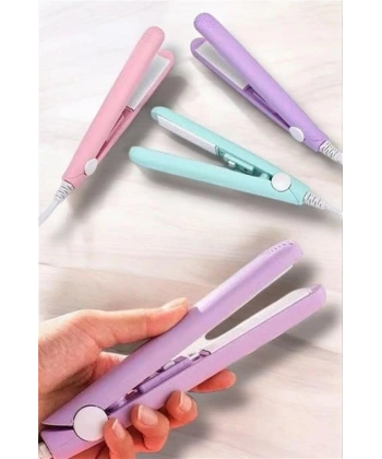 180°C Isı ve Uzun Süre Kalıcı Düzlük Sağlayan Mini Saç Düzleştirici