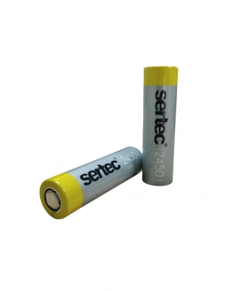 Sertec 18650 3.7V 2450 Mah 12C Li-Ion Şarjlı Pil