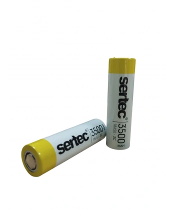 Sertec 18650 3.7V 3500 Mah 3C Li-Ion Şarjlı Pil