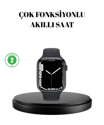 1.9 İnç Akıllı Saat – Bluetooth 5.0, Kablosuz Şarjlı, IP68 Su Geçirmez Akıllı Saat