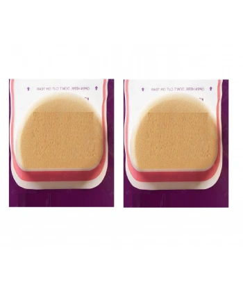 2 Adet 7 Cm Yuvarlak Mucize Makyaj Süngeri Allık Pudra Krem Fondöten Süngeri