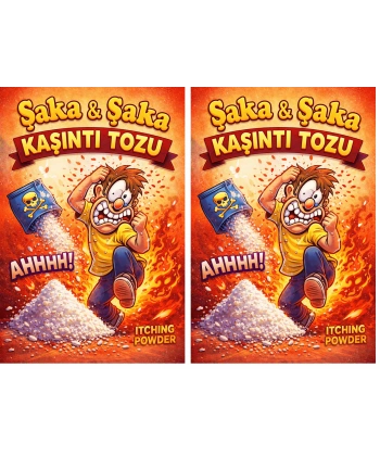 2 Adet Kaşıntı Tozu Şaka Kaşıntı Tozu Eğlence Şaka Amaçlı Toz