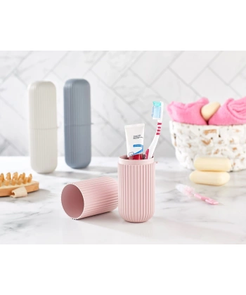 2 Adet Seyahat Kabı Çanta İçi Makyaj Kutusu