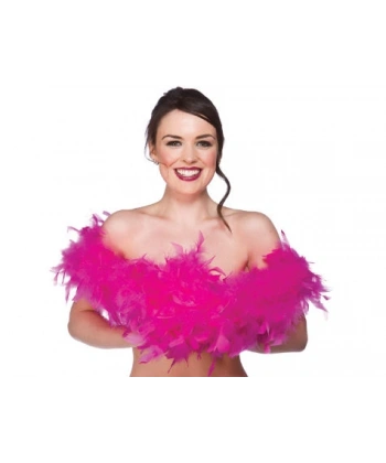 2 Metre Boa Tüy Otriş - Pembe