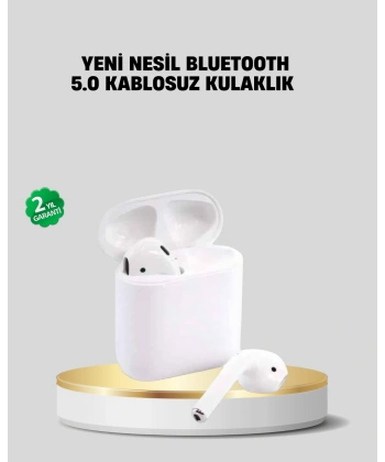 2. Nesil Bluetooth 5.0 Kablosuz Kulaklık Su Geçirmez HD Ses