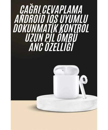 2. Nesil Bluetooth Android ve İOS Uyumlu Kablosuz Kulaklık Çağrı Cevaplama