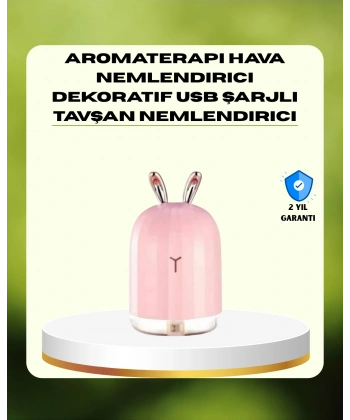 200 ml Ultrasonik Aroma Difüzör ve Hava Nemlendirici Gece Lambalı