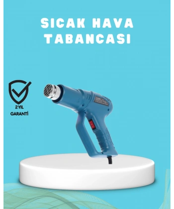 2000W Sıcak Hava Üfleme Tabancası Seramik Rezistanslı Profesyonel