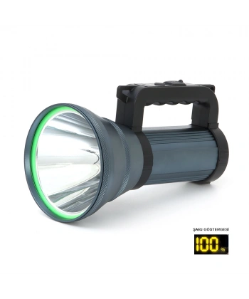 200W GÜÇLÜ ŞARJLI EL FENERİ PROJEKTÖR WATTON WT-411