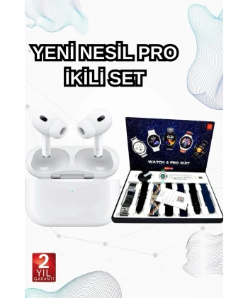 2025 Model Akıllı Saat ve Yeni Nesil Pro Bluetooth Kulaklık ANC Özelliği