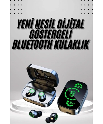 2025 Model Bluetooth Kulaklık Telefon Şarj Edebilen Çağrı Cevaplama Dijital Göstergeli
