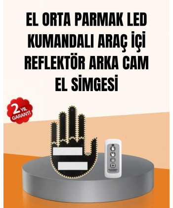 2025 Yeni Seri LED El Şekilli Park Uyarı ve Güvenlik Cihazı Orijinal