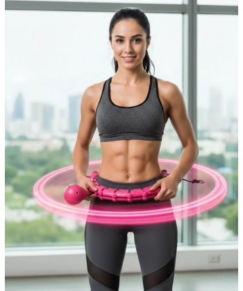 24 Bölüm Akıllı Hula Hoop Bel Masajlı Düşmeyen Spor Çemberi