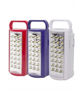 24 Büyük Ledli 80 Saat Yanan Powerbank Özellikli Akülü Led Işıldak