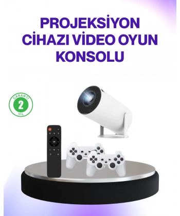 2.4G Kablosuz Destekli Oyun ve Film Projeksiyonu Ev Kullanımı İçin