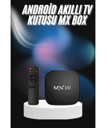 2.4G Wifi Tv Box Medya Oynatıcı TV Uyumlu MX Box Kutusu Android TV